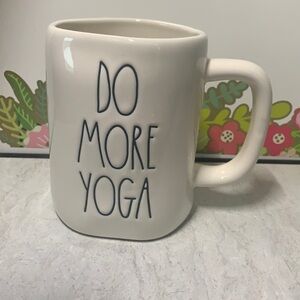 RAE DUNN “DO MORE YOGA”  MUG